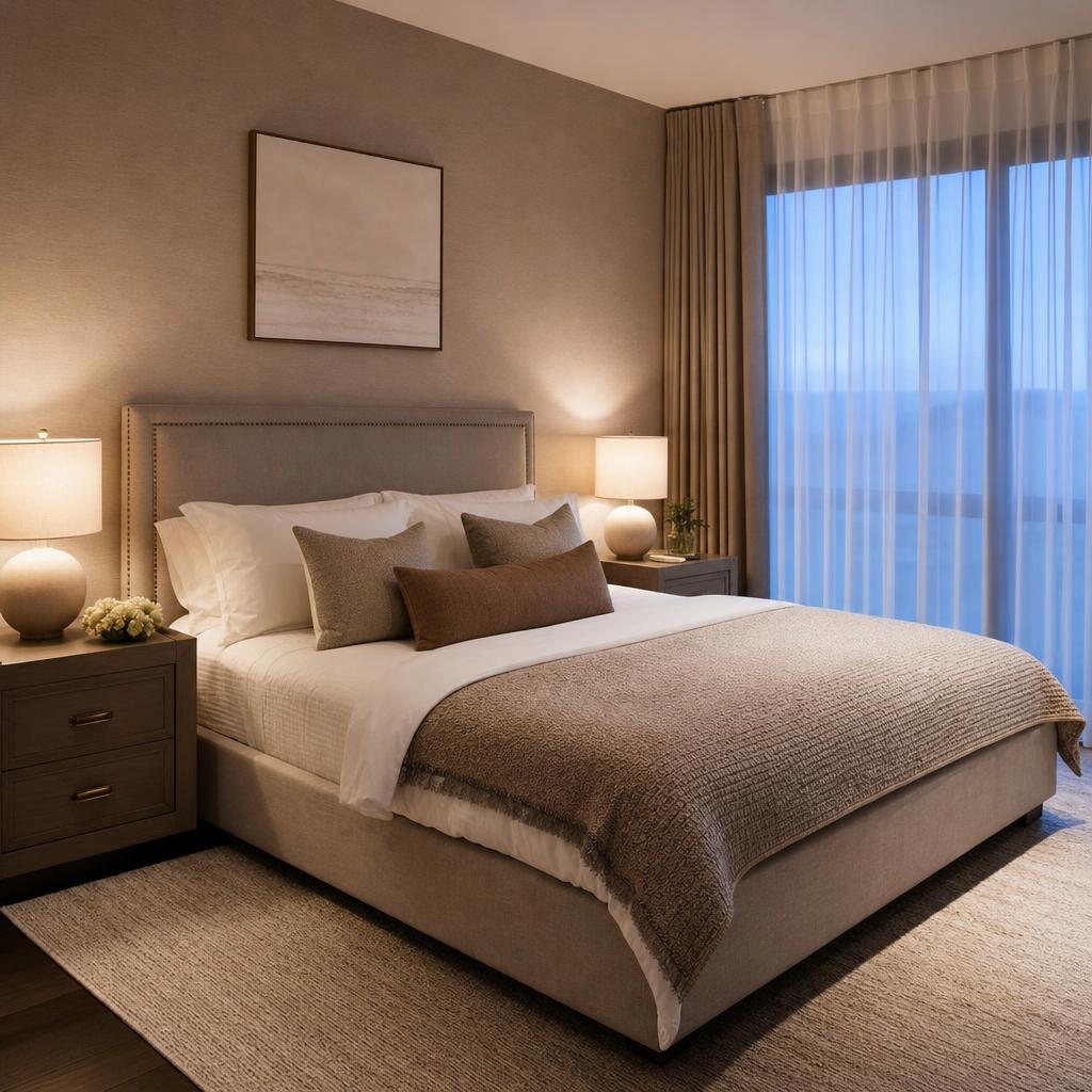 ChatGPT Image 2 — serene bedroom redesign by DZNRAI