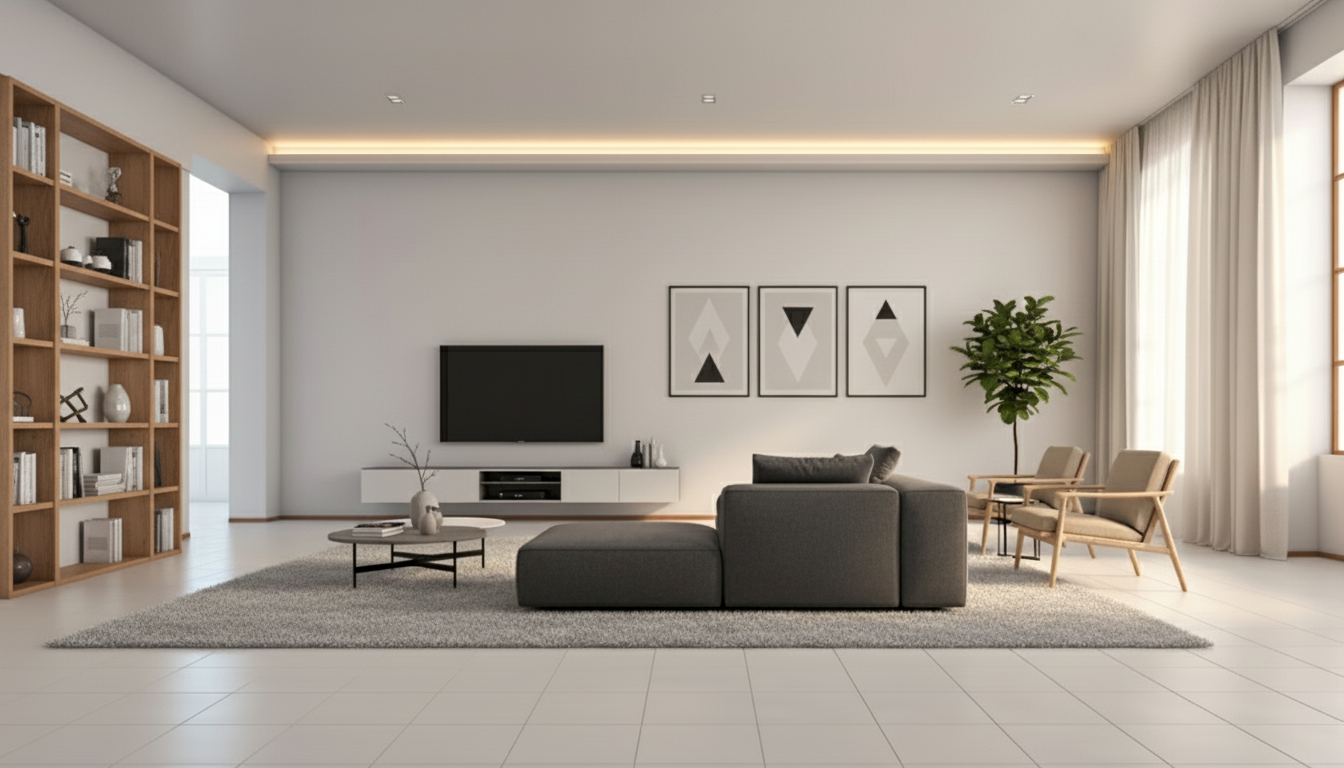 Modern kitchen design featuring two-tone cabinetry, brass hardware accents, and custom built-in storage solutions